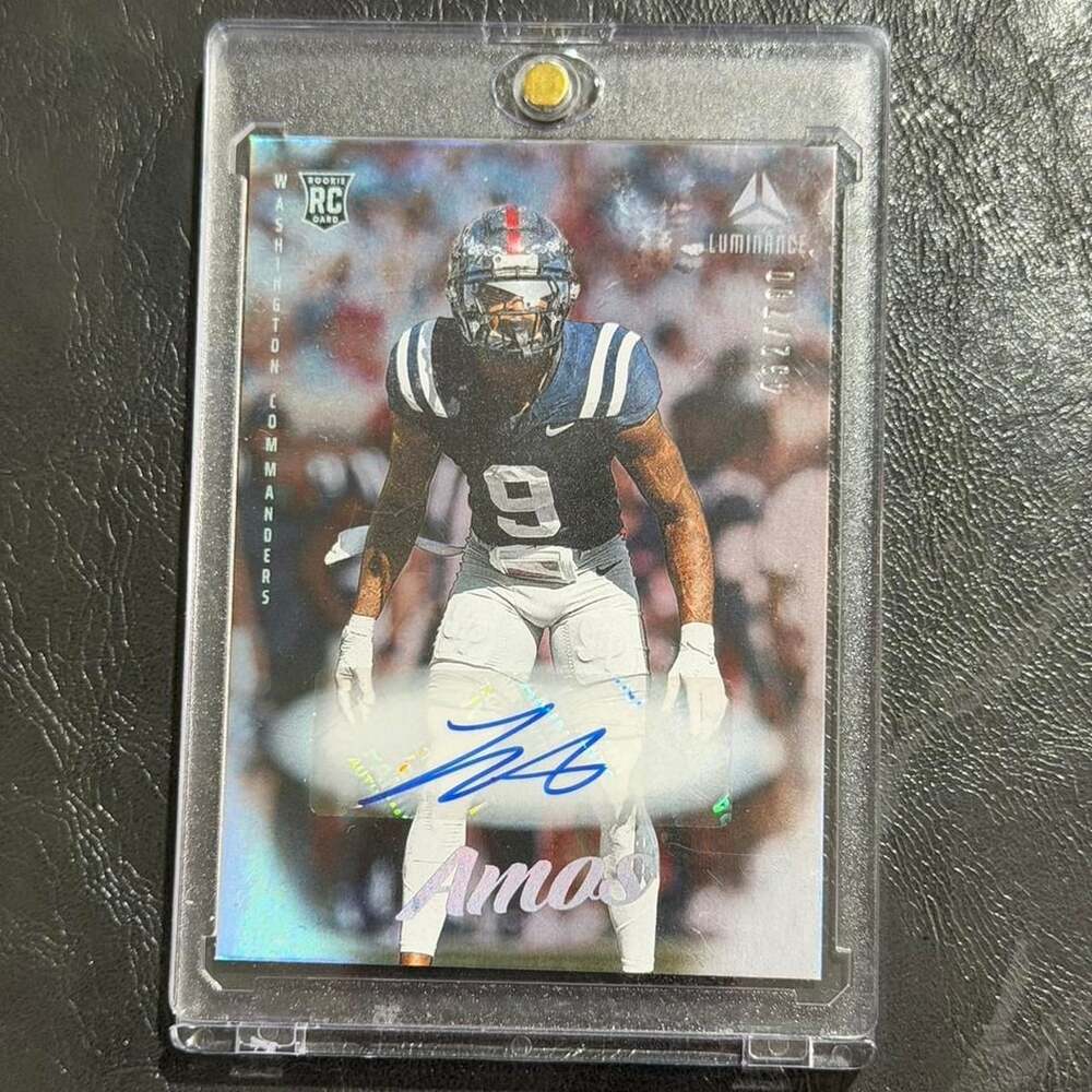 Panini Luminance Trey Amos Rookie Autograph Card #163